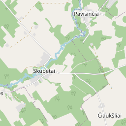 Žemėlapis - Šalčininkų r. sav. Pavisinčios k.