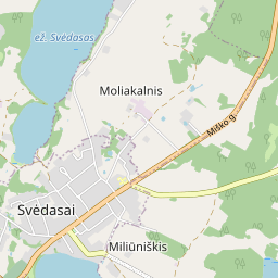 Žemėlapis - Anykščių r. sav. Miliūniškio k.