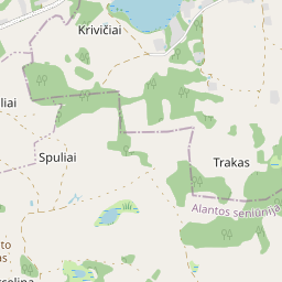 Žemėlapis - Molėtų r. sav. Spulių k.