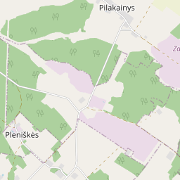 Žemėlapis - Šalčininkų r. sav. Pilakainių k. Miško g. 17