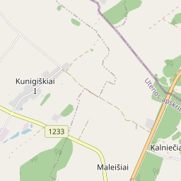 Map - Anykščių r. sav. Kunigiškių I k.