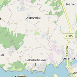 Map - Molėtų r. sav. Levaniškių k. Dūrių g. 8