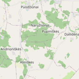 Žemėlapis - Vilniaus r. sav. Puodžiūnų k.