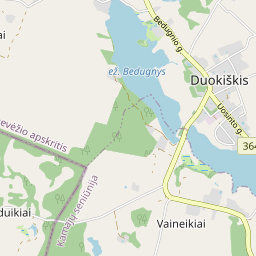 Žemėlapis - Rokiškio r. sav. Vaineikių k.