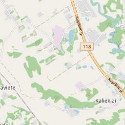Map - Utenos r. sav. Kaliekių k.