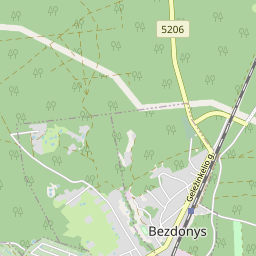 Žemėlapis - Vilniaus r. sav. Bezdonių k.