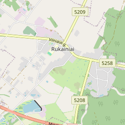 Žemėlapis - Vilniaus r. sav. Rukainių k.