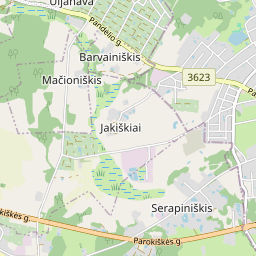 Map - Rokiškio r. sav. Armonių k.