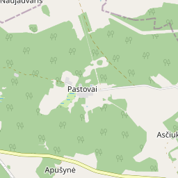 Žemėlapis - Šalčininkų r. sav. Pastovų k.