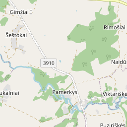 Žemėlapis - Šalčininkų r. sav. Gimžių I k.