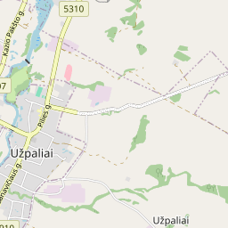 Map - Utenos r. sav. Užpalių k.