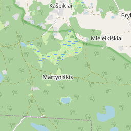 Žemėlapis - Molėtų r. sav. Martyniškio k.