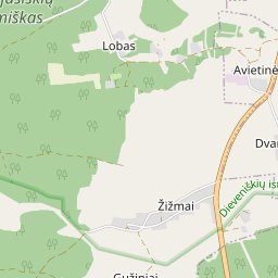 Žemėlapis - Šalčininkų r. sav. Lobo k.