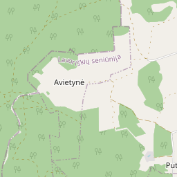 Map - Vilniaus r. sav. Putinų k.