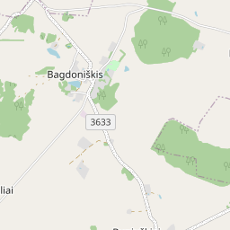 Map - Rokiškio r. sav. Bagdoniškio k. Dvaro g. 2A