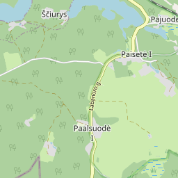 Žemėlapis - Utenos r. sav. Paisetės I k.