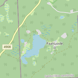 Žemėlapis - Utenos r. sav. Paalsuodės II k. Alsuodžio g. 5