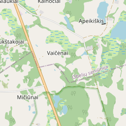 Žemėlapis - Rokiškio r. sav. Apeikiškio k.