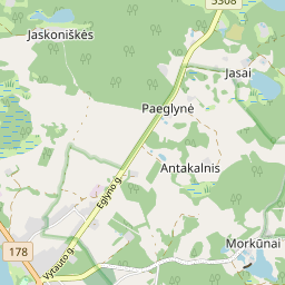 Map - Zarasų r. sav. Dusetų m. A. Vienažindžio g. 19A