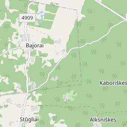 Žemėlapis - Utenos r. sav. Kaboriškių k.