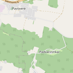Map - Švenčionių r. sav. Pavoverės k.