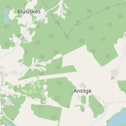 Žemėlapis - Utenos r. sav. Antilgės k.