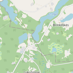 Map - Utenos r. sav. Lukošiūnų k.