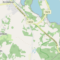 Map - Utenos r. sav. Kirdeikių k. Tvenkinio g. 7B