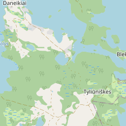 Žemėlapis - Zarasų r. sav. Daneikių k.