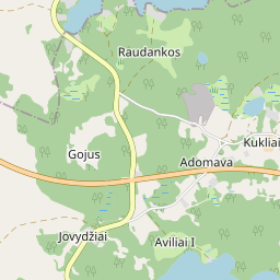 Žemėlapis - Zarasų r. sav. Avilių I k.