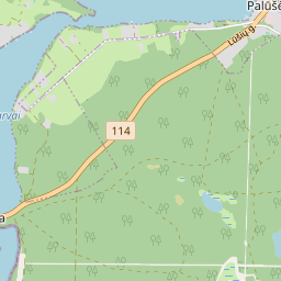 Žemėlapis - Ignalinos r. sav. Palūšės k.