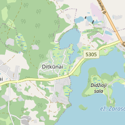 Map - Zarasų r. sav. Zarasų m. Šaltupės g. 55