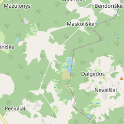 Žemėlapis - Ignalinos r. sav. Nevaišių k.