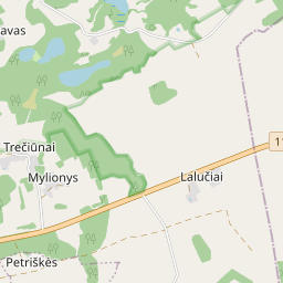 Žemėlapis - Švenčionių r. sav. Trečiūnų k.