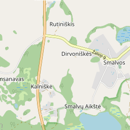 Žemėlapis - Zarasų r. sav. Smalvų k. Žiedo g. 2