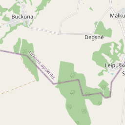 Map - Ignalinos r. sav. Buckūnų k.
