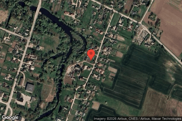 Карта - Pakruojo r. sav. Klovainių mstl. Beržų g. 8A