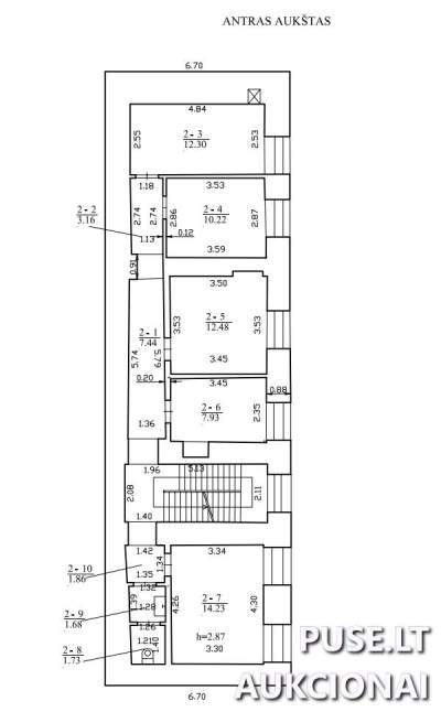 Administracinis pastatas Vilniuje, Rožių al. 4A, 209 kv.m, pradinė kaina 594000 EUR