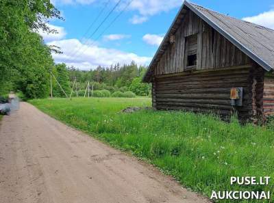 Ūkinis pastatas Ignalinos r. sav., Ąžuolynės k. 3 su žemės sklypu, pradinė kaina 1902 EUR