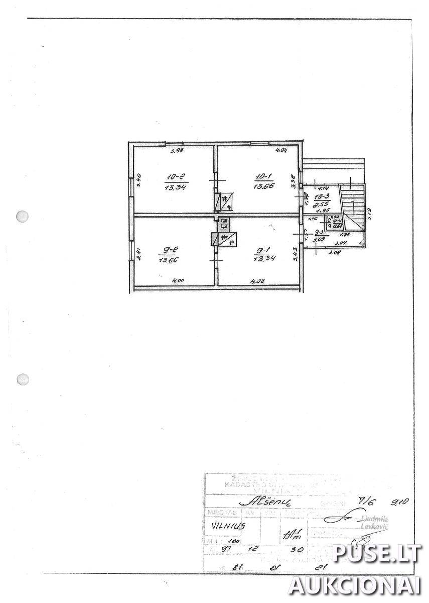 Butas Patalpos/Butai Alšėnų g. 7, 02166 Vilnius, Vilniaus m. sav. 1