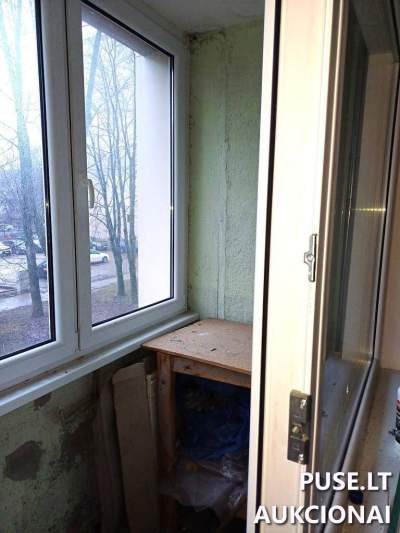 1/2 dalis 32.75 kv.m buto Kaune, Partizanų g. 214, pradinė kaina 15900 EUR