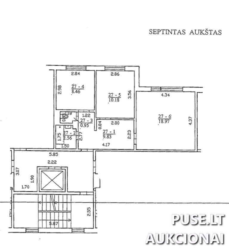Butas Patalpos/Butai J. Kairiūkščio g. 5, 08411 Vilnius, Vilniaus m. sav. 3