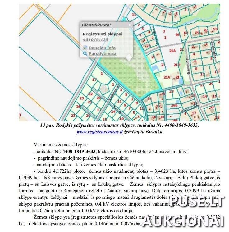 Žemės sklypas Sklypai Jonavos miesto sen., Jonavos r. sav. 1