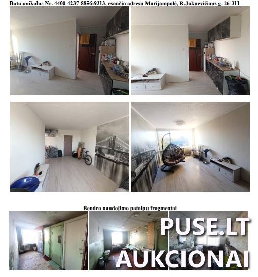 Butas Patalpos/Butai R. Juknevičiaus g. 26, 68209 Marijampolė, Marijampolės sav. 1