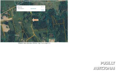 Žemės ūkio paskirties sklypas Molėtų rajone, Trumponių kaime, 19440 EUR pradine kaina
