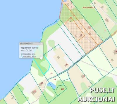 Žemės sklypas miškų ūkio paskirties 0.34 ha Molėtų rajone nuo 29680 EUR