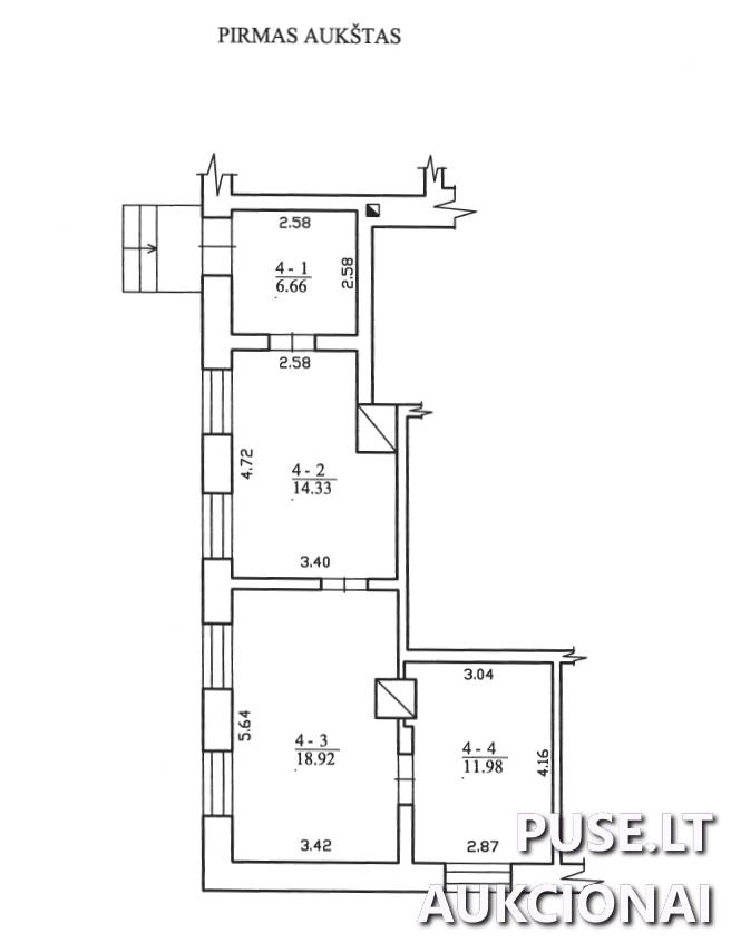 Butas Patalpos/Butai Dvaro g. 2, 39301 Joniškėlis, Joniškėlio apylinkių sen., Pasvalio r. sav. 1