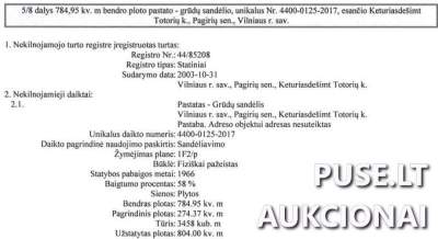 Parduodamas grūdų sandėlis Vilniaus r. sav., Keturiasdešimt Totorių k. 7680 EUR