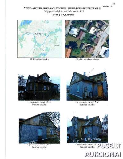 Parduodamas 2 kambarių butas Kalvarijoje, Sodų g. 7, pradinė kaina 1260 EUR