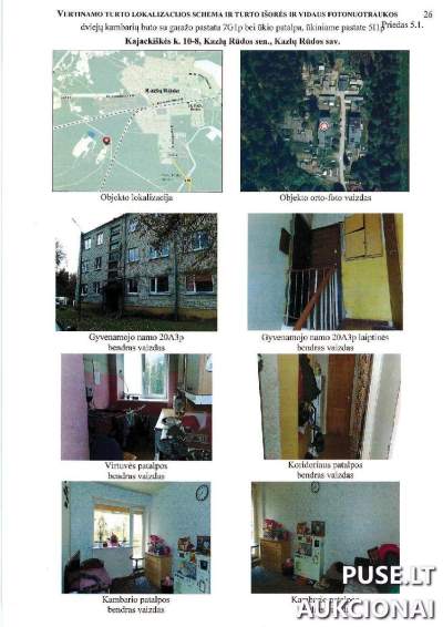 Butas Kazlų Rūdos savivaldybėje, Kajackiškės kaime, pradinė kaina 4380 EUR